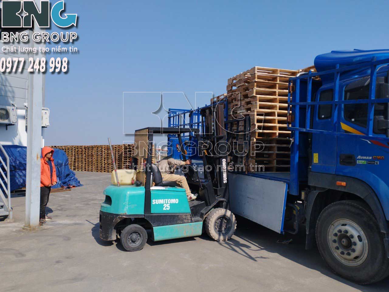 Cơ sở sản xuất pallet hàng đầu miền Bắc