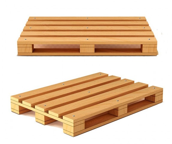 Pallet gỗ keo 2 hướng nâng tải trọng 1200kg