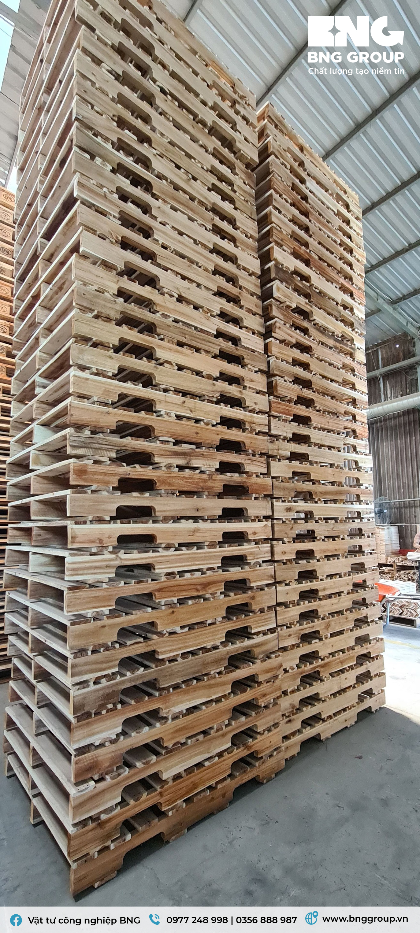 Công ty sản xuất pallet gỗ - Pallet gỗ Bắc Ninh 0977248998