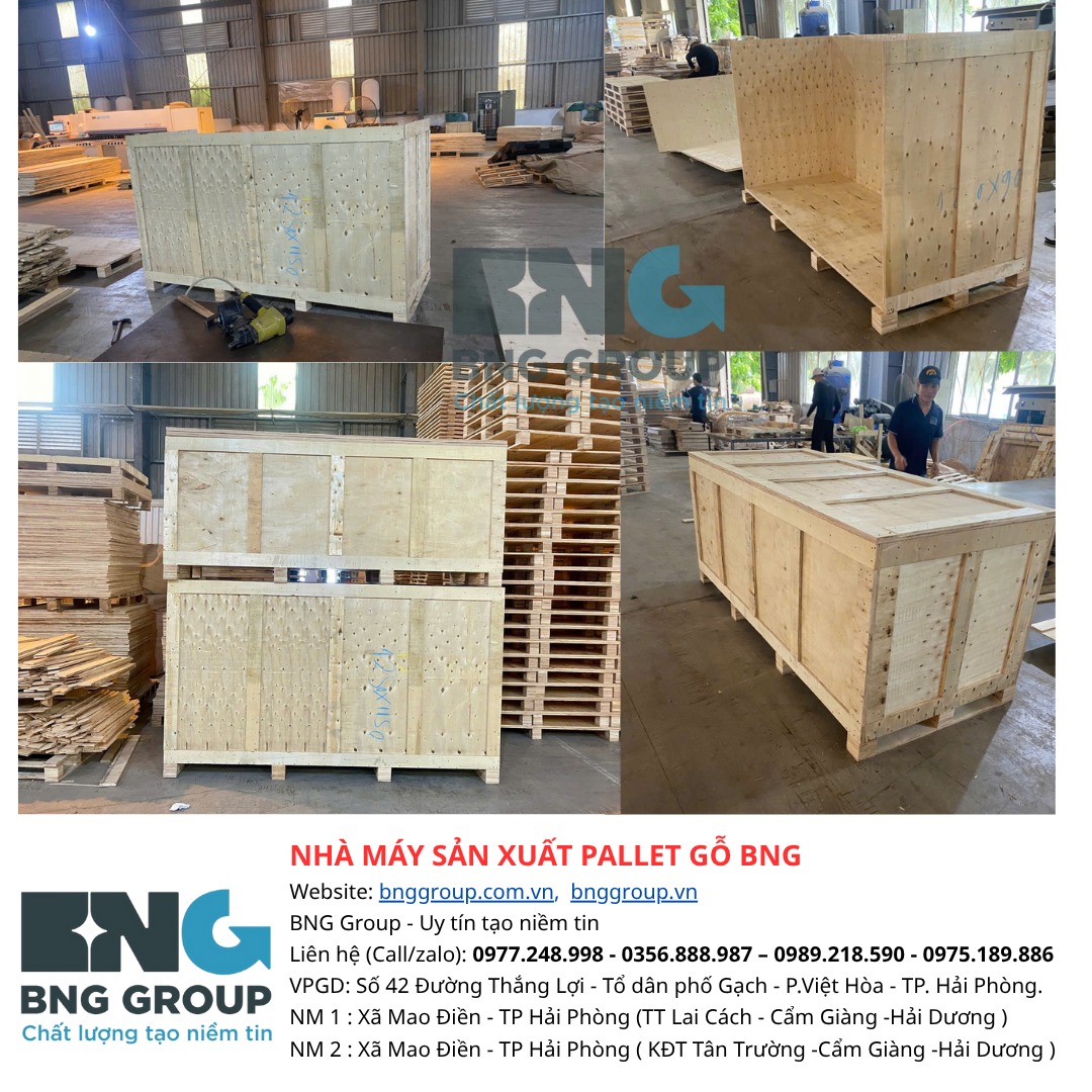 Cung Cấp Chân Cục Pallet Gỗ Ván Ép Tại Hải Dương 0977248998