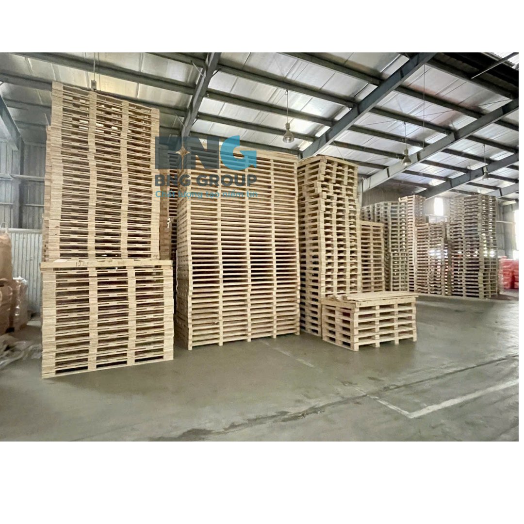 Cung Cấp Chân Cục Pallet Gỗ Ván Ép Tại Hải Dương – Lựa Chọn Kinh Tế Cho Xưởng Sản Xuất Pallet
