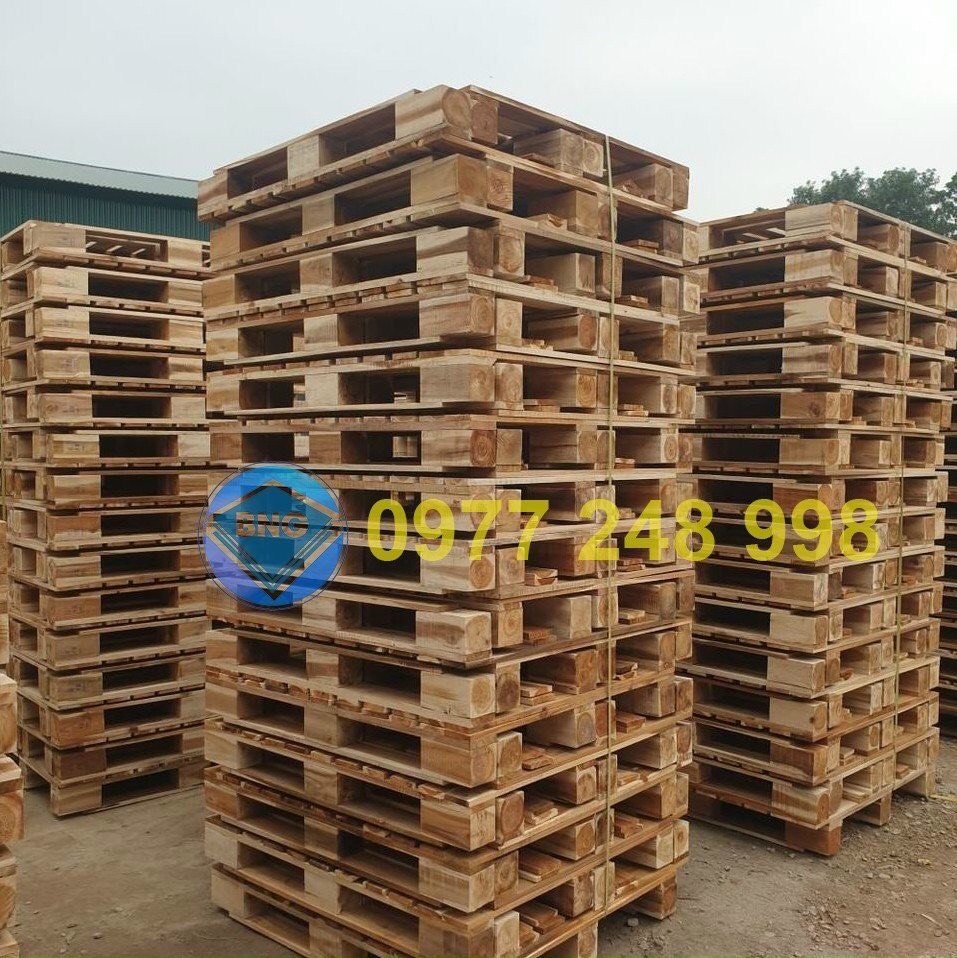Pallet gỗ keo đầy đủ kích thước