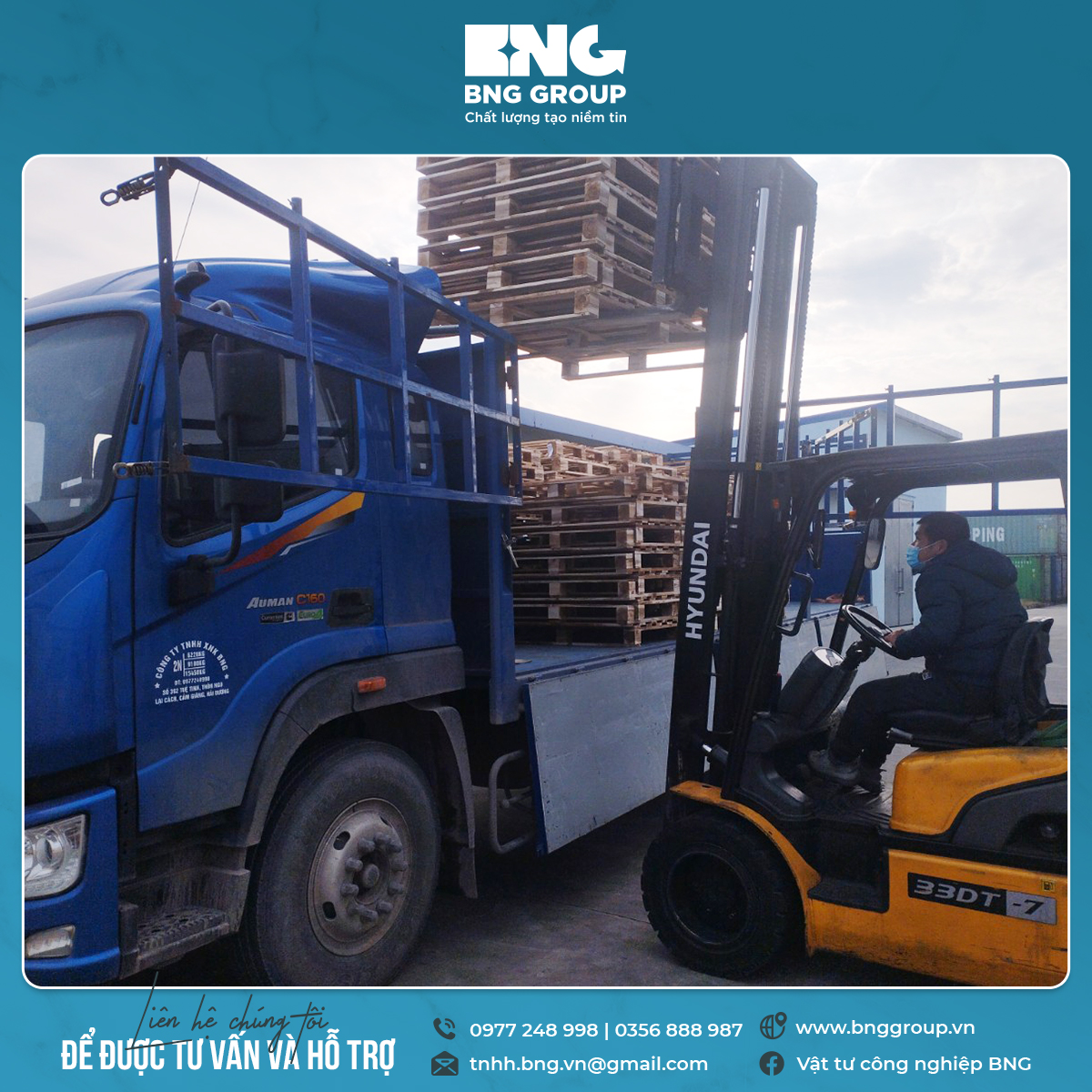 sản xuất pallet keo tại Hải Dương