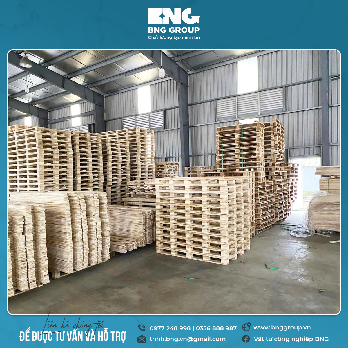 Pallet logictic Thái Bình