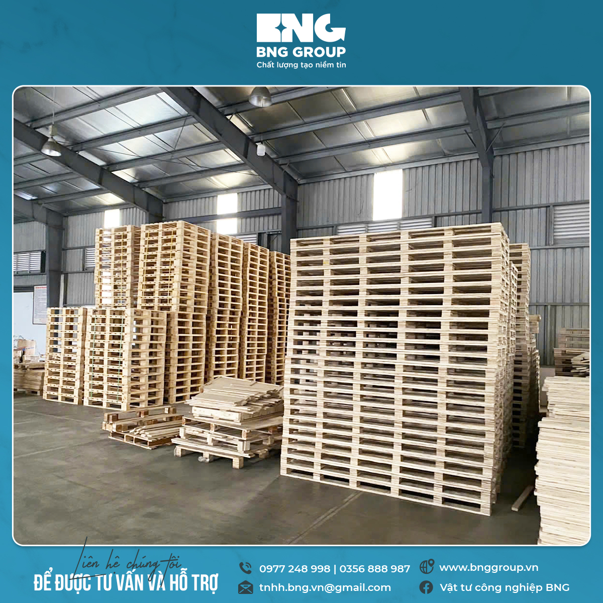 Xưởng Sản Xuất Pallet Gỗ - Bảng Báo Giá Pallet Gỗ