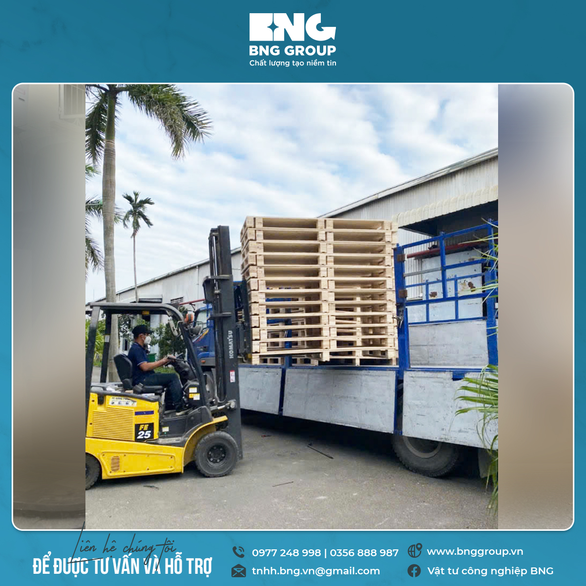 Pallet gỗ tại Đại An, Hải Dương