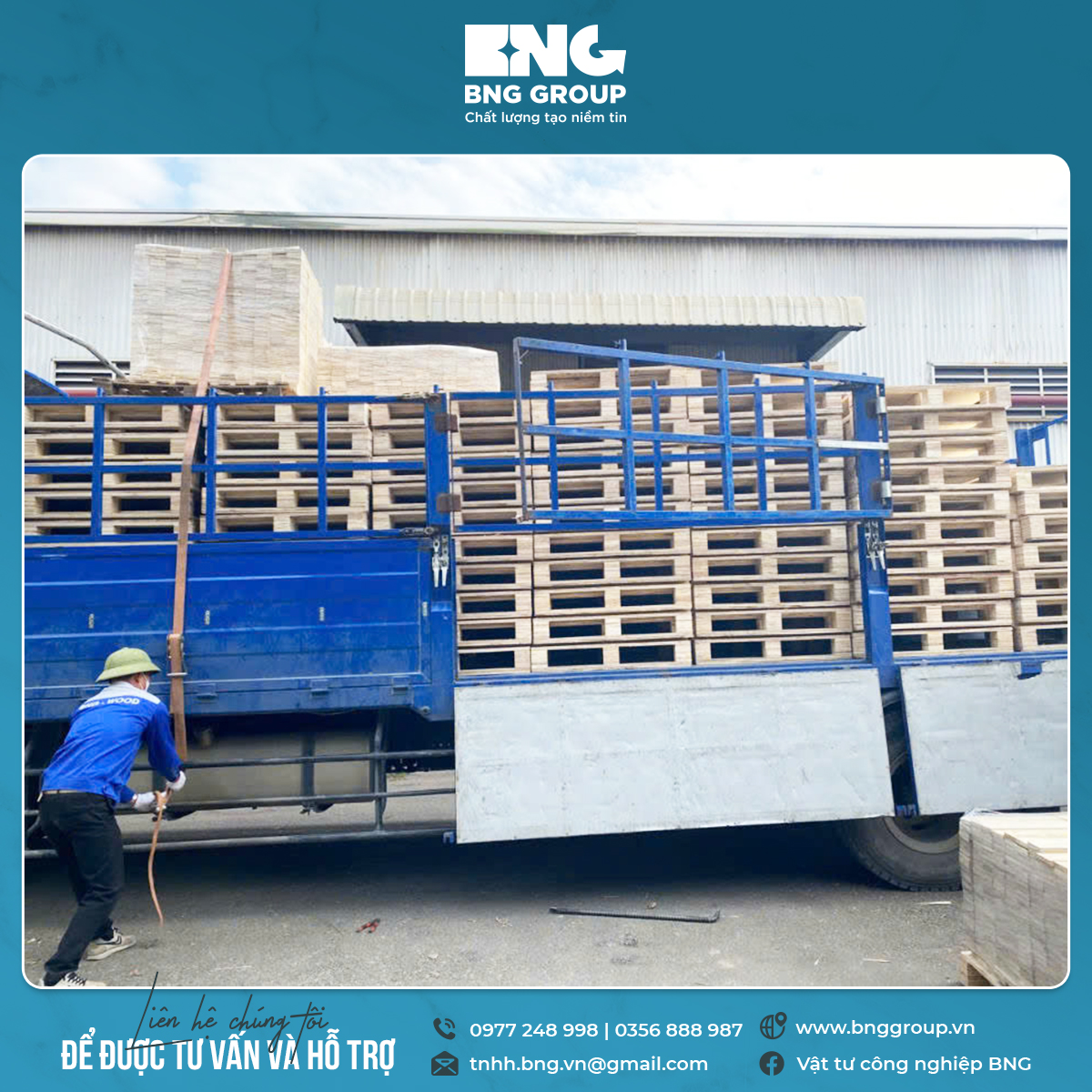 HƯỚNG DẪN SỬ DỤNG PALLET GỖ 1 MẶT