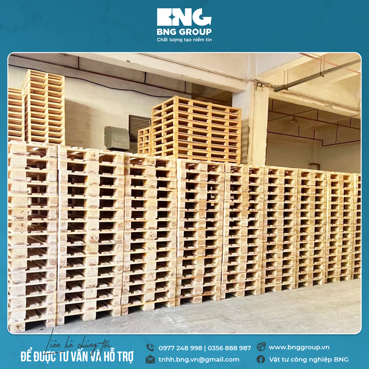 Chuyên Sản Xuất Pallet Gỗ - Tổng Kho Lớn Nhất Miền Bắc