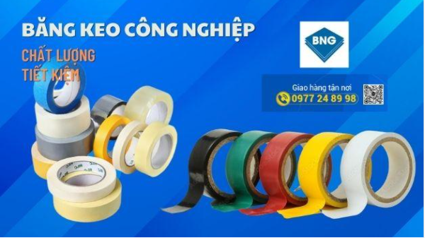 CÁC LOẠI BĂNG KEO CÔNG NGHIỆP
