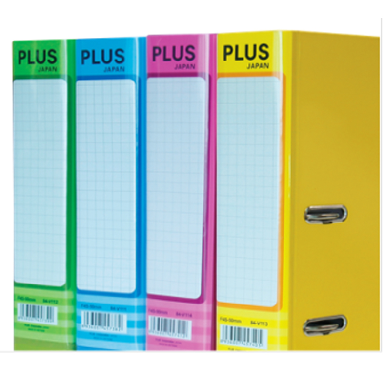 File còng bật Plus 5cm 2 còng nhiều  màu A4, F4