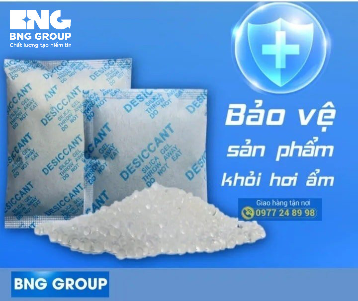 ???? Gói hút ẩm Silicagel 50g BNG - Bảo vệ sản phẩm của bạn! ????
