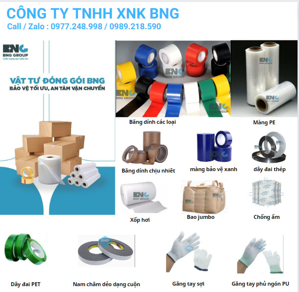 Vật tư đóng gói BNG - 0977248998