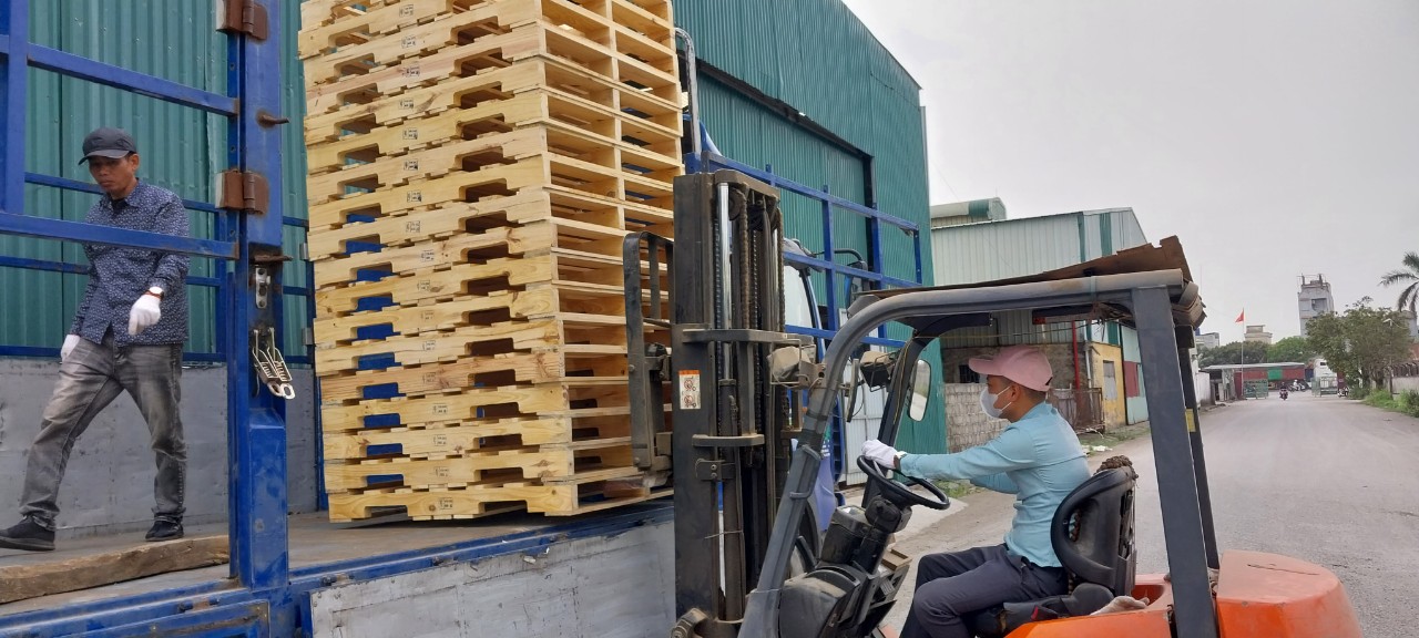 Pallet Hải Dương, pallet gỗ Hải Dương, thùng pallet gỗ Hải Dương