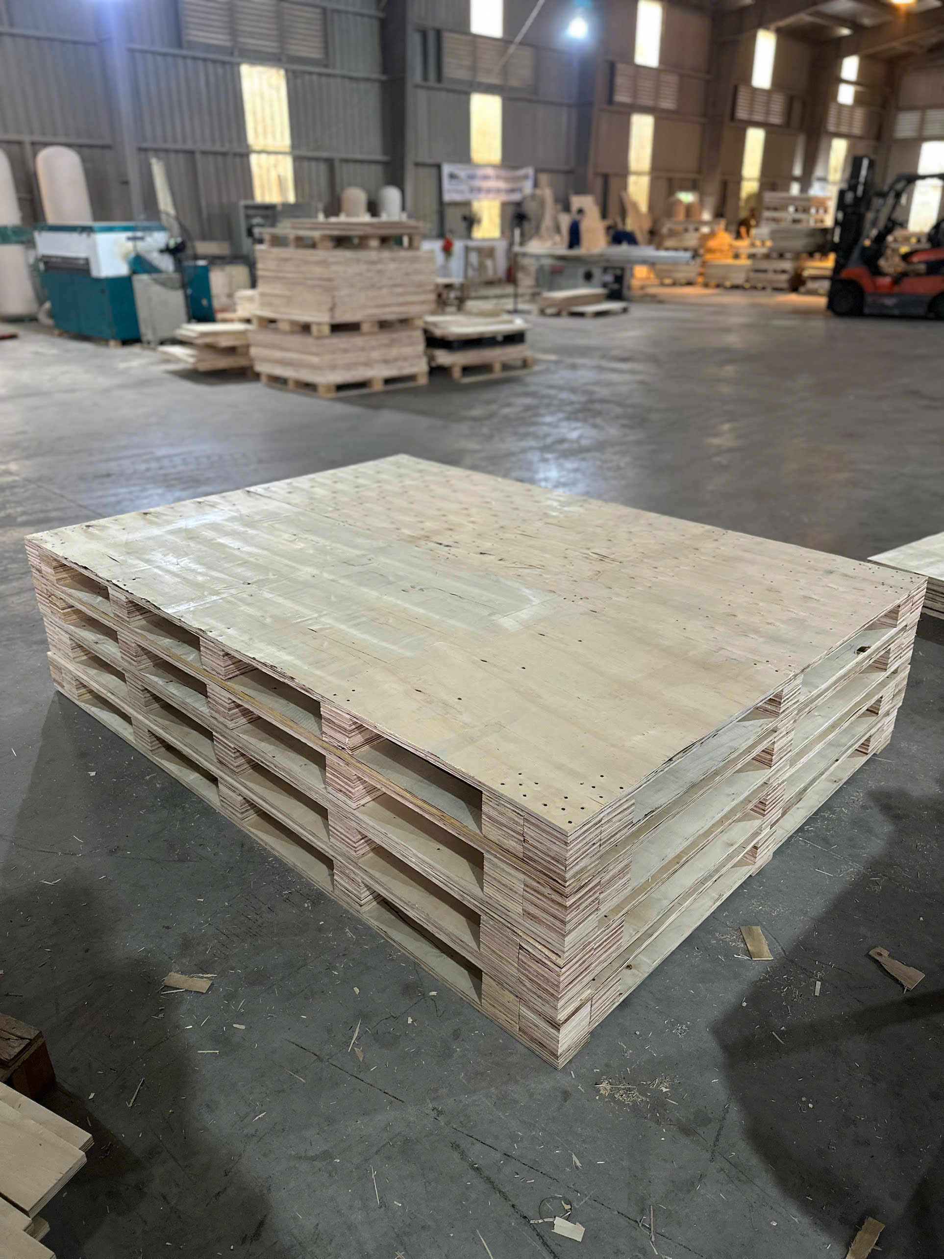 Pallet ván ép mặt liền